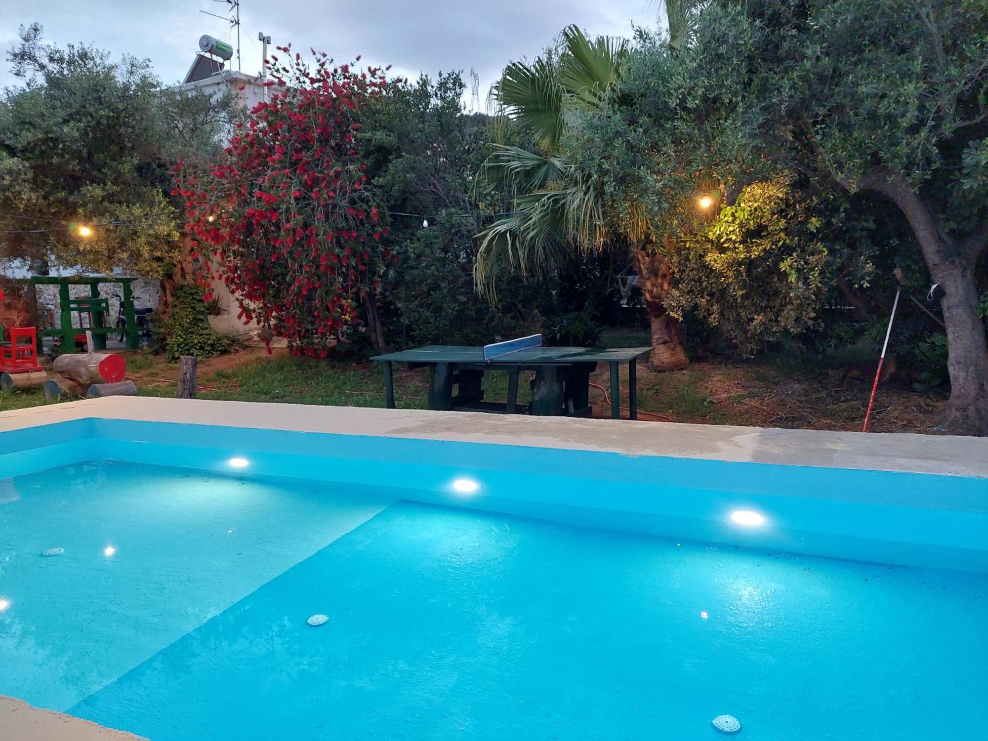 Sofiana'S Garden Retreat With Private Pool Leilighet Dhrapaniás Rom bilde