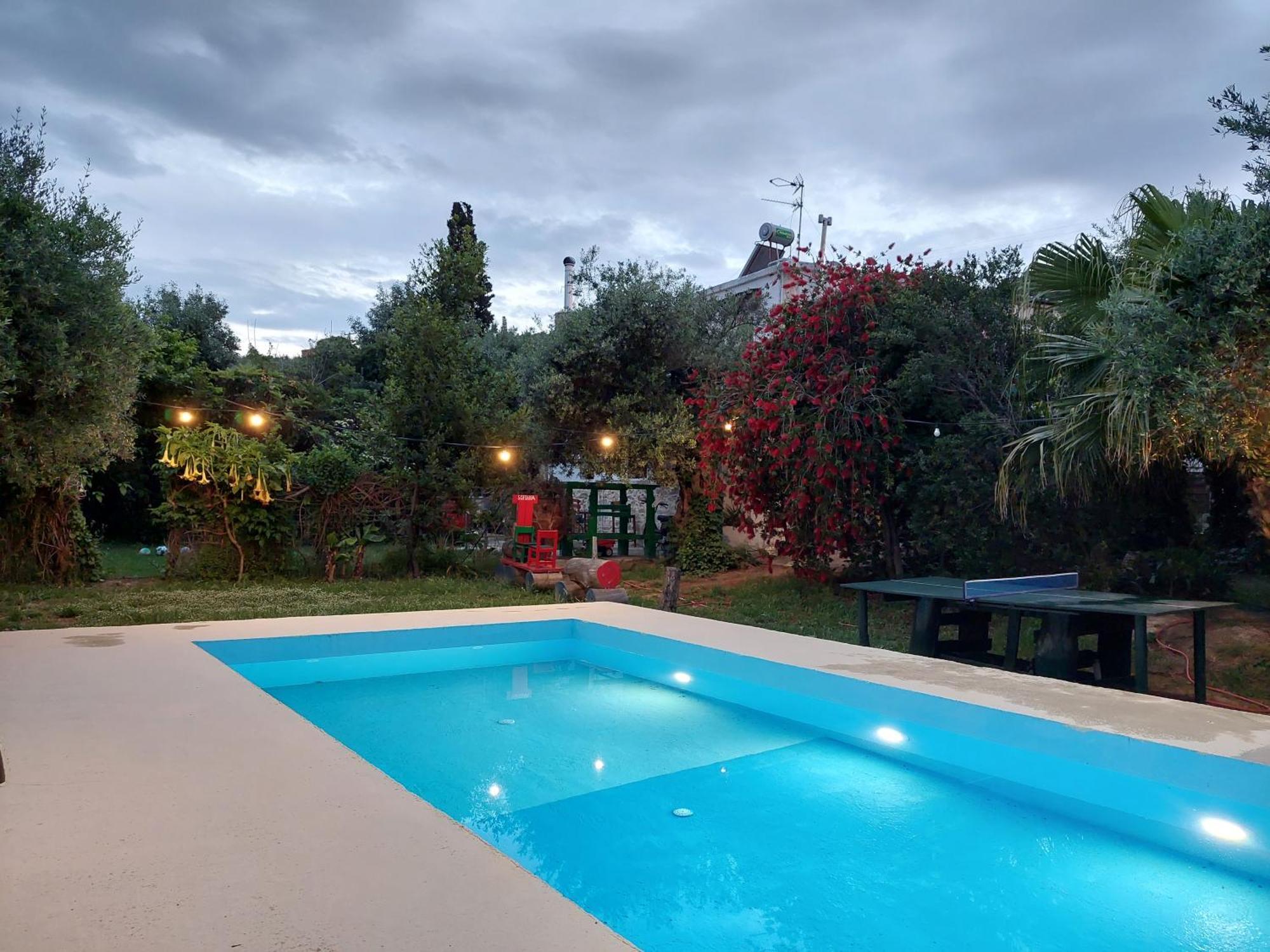 Sofiana'S Garden Retreat With Private Pool Leilighet Dhrapaniás Rom bilde