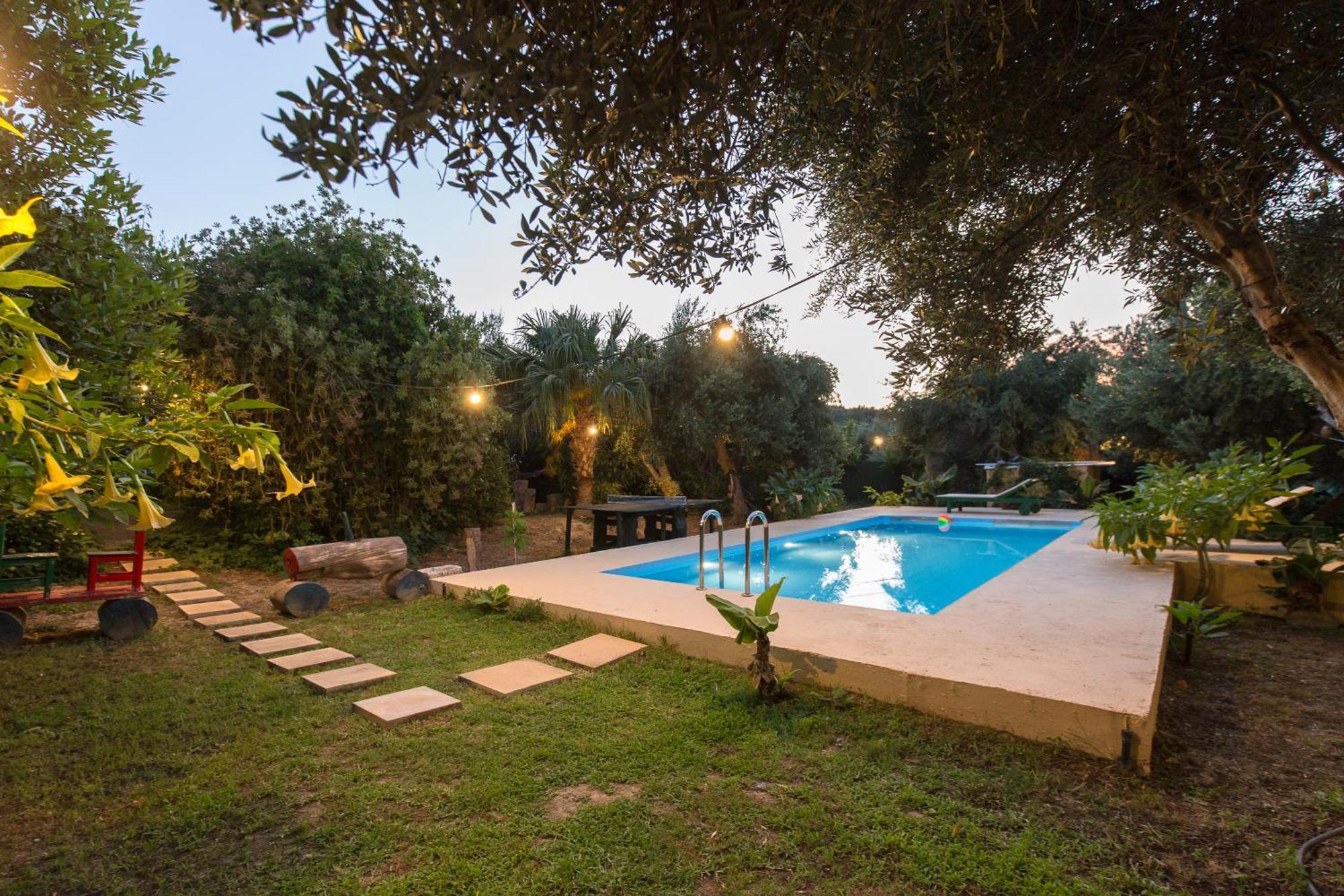 Sofiana'S Garden Retreat With Private Pool Leilighet Dhrapaniás Eksteriør bilde