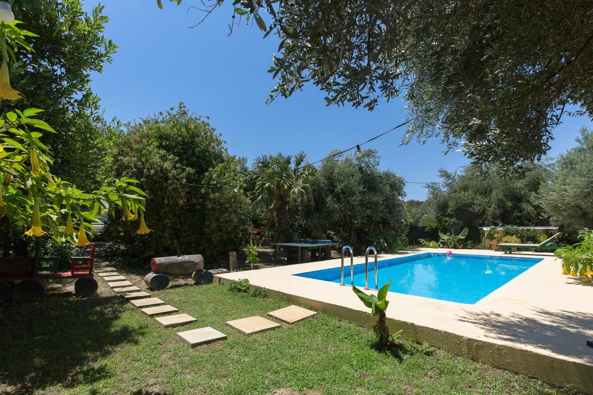 Sofiana'S Garden Retreat With Private Pool Leilighet Dhrapaniás Eksteriør bilde